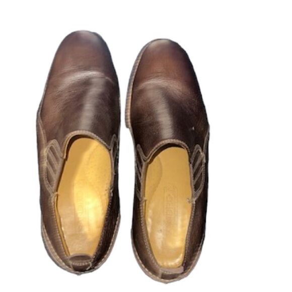 Sandro Brown Leather Shoes Size 11 D - Picture 2 of 6